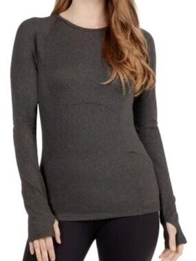 Spyder Active Running Fitness Top Long Sleeved Thumbholes Black Womens Size XXL